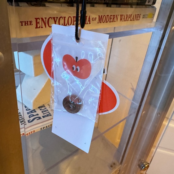 NWT CIDER Knit Collar Geometric Short Sleeve Sweater in Blue - Sz S - Picture 5 of 11